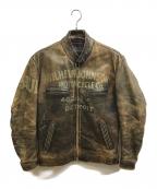 DOG FIGHT RAGドッグファイト）の古着「ライダースジャケット」｜ブラウン