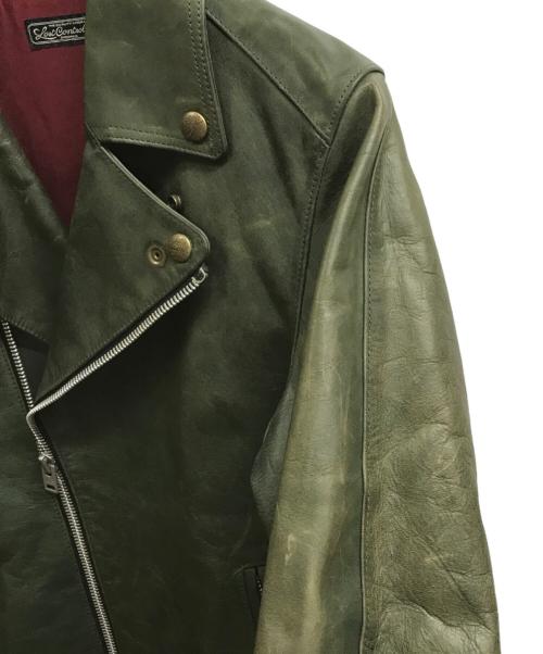 LOST CONTROL（ロストコントロール）LOST CONTROL (ロストコントロール) Horse Hide Riders グリーン サイズ:3の古着・服飾アイテム