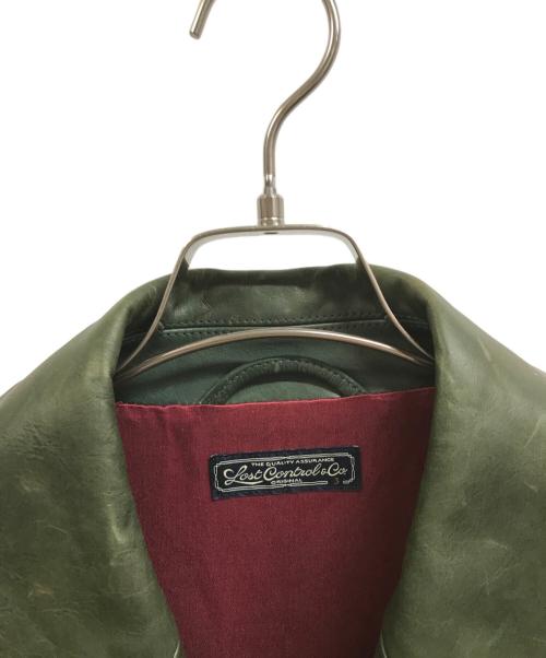 LOST CONTROL（ロストコントロール）LOST CONTROL (ロストコントロール) Horse Hide Riders グリーン サイズ:3の古着・服飾アイテム