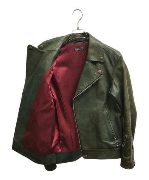 LOST CONTROL（ロストコントロール）LOST CONTROL (ロストコントロール) Horse Hide Riders グリーン サイズ:3の古着・服飾アイテム