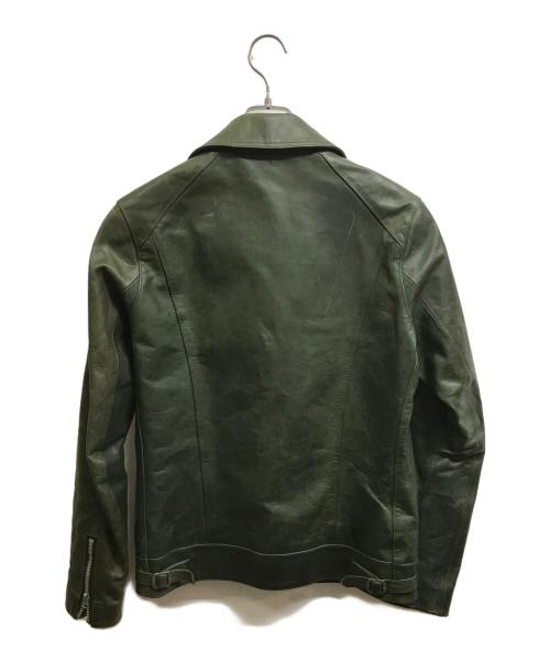 LOST CONTROL（ロストコントロール）LOST CONTROL (ロストコントロール) Horse Hide Riders グリーン サイズ:3の古着・服飾アイテム