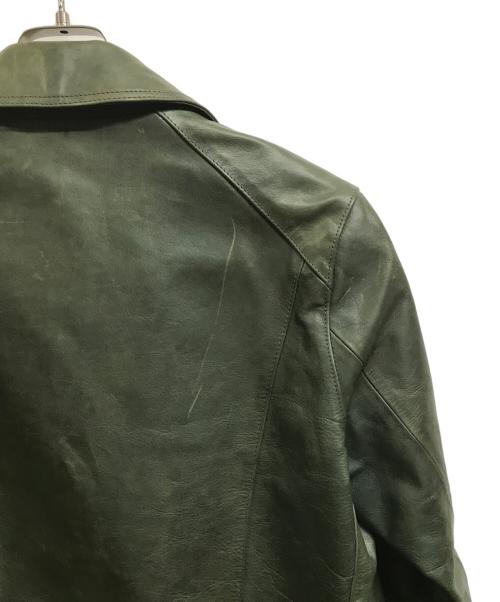 LOST CONTROL（ロストコントロール）LOST CONTROL (ロストコントロール) Horse Hide Riders グリーン サイズ:3の古着・服飾アイテム