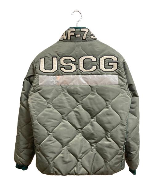 AVIREX（アヴィレックス）AVIREX (アヴィレックス) USCG PADDING JACKET グリーン サイズ:Mの古着・服飾アイテム
