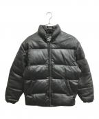 Schottショット）の古着「レザーダウンジャケット」｜ブラック