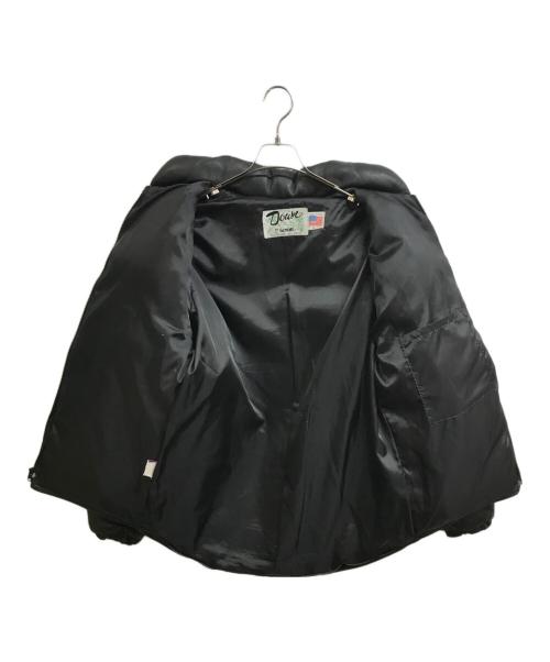 Schott（ショット）Schott (ショット) レザーダウンジャケット ブラック サイズ:Sの古着・服飾アイテム