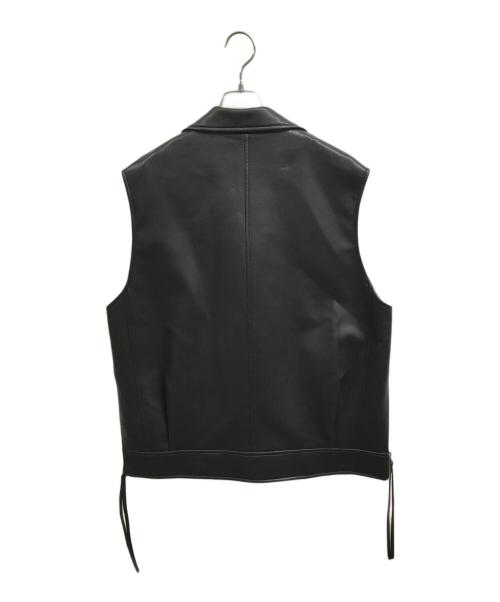 MAISON SPECIAL（メゾンスペシャル）MAISON SPECIAL (メゾンスペシャル) Vegan Leather Riders Gilet ブラック サイズ:FREEの古着・服飾アイテム