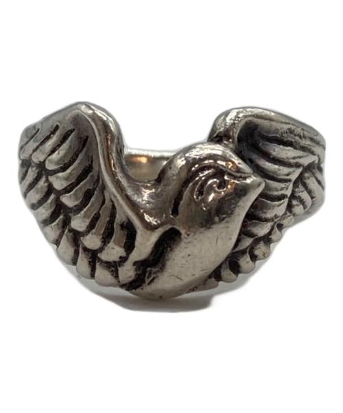 RUDE GALLERY BLACK REBEL（ルードギャラリー ブラックレーベル）RUDE GALLERY BLACK REBEL (ルードギャラリー ブラックレーベル) CHAOS DESIGN (カオスデザイン) SWALLOW RING シルバー サイズ:記載なしの古着・服飾アイテム