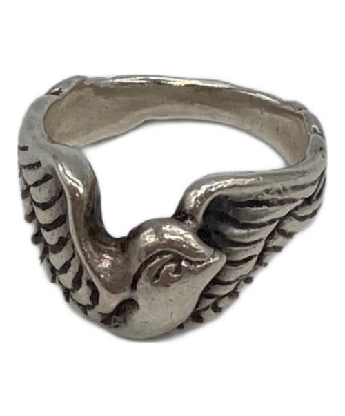 RUDE GALLERY BLACK REBEL（ルードギャラリー ブラックレーベル）RUDE GALLERY BLACK REBEL (ルードギャラリー ブラックレーベル) CHAOS DESIGN (カオスデザイン) SWALLOW RING シルバー サイズ:記載なしの古着・服飾アイテム