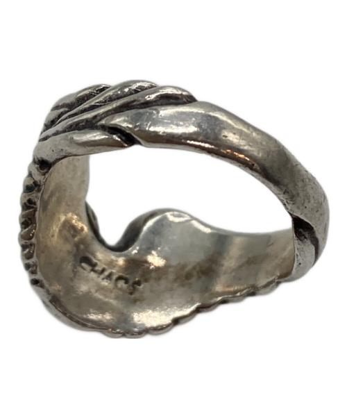 RUDE GALLERY BLACK REBEL（ルードギャラリー ブラックレーベル）RUDE GALLERY BLACK REBEL (ルードギャラリー ブラックレーベル) CHAOS DESIGN (カオスデザイン) SWALLOW RING シルバー サイズ:記載なしの古着・服飾アイテム