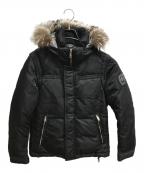 BLACK LABEL CRESTBRIDGEブラックレーベル クレストブリッジ）の古着「LIMONTA 2WAYダウンジャケット」｜ブラック