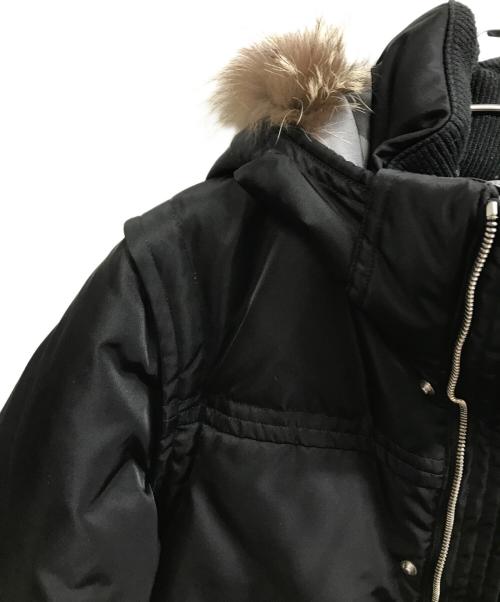 BLACK LABEL CRESTBRIDGE（ブラックレーベル クレストブリッジ）BLACK LABEL CRESTBRIDGE (ブラックレーベル クレストブリッジ) LIMONTA 2WAYダウンジャケット ブラック サイズ:Mの古着・服飾アイテム