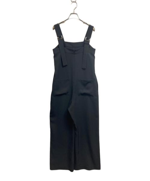 UNITED ARROWS（ユナイテッドアローズ）UNITED ARROWS (ユナイテッドアローズ) バックベルトサロペット ブラック サイズ:38の古着・服飾アイテム