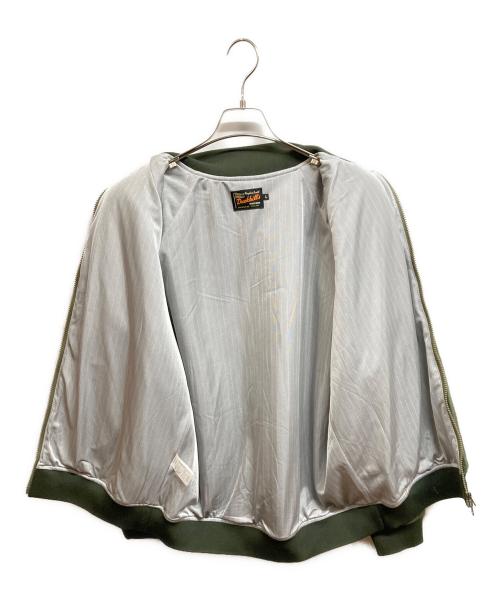 rough&swell Duckbills（ラフアンドスウェル）rough&swell Duckbills (ラフアンドスウェル) 切替ボアジップブルゾン カーキ サイズ:Lの古着・服飾アイテム