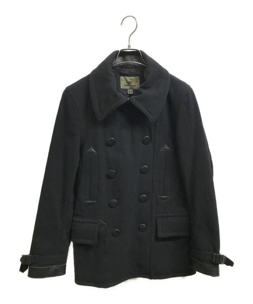 NIGEL CABOURN（ナイジェルケーボン）NIGEL CABOURN (ナイジェルケーボン) MILITARY PEA COAT ブラック サイズ:44の古着・服飾アイテム