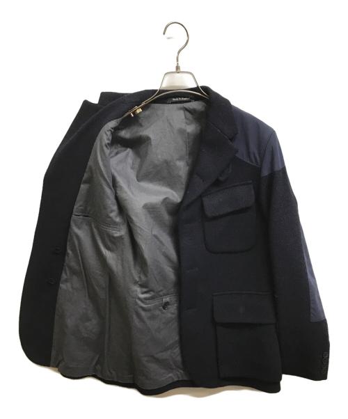 NIGEL CABOURN（ナイジェルケーボン）NIGEL CABOURN (ナイジェルケーボン) Harris Tweed (ハリスツイード) MALLORY JACKET ネイビー サイズ:44の古着・服飾アイテム