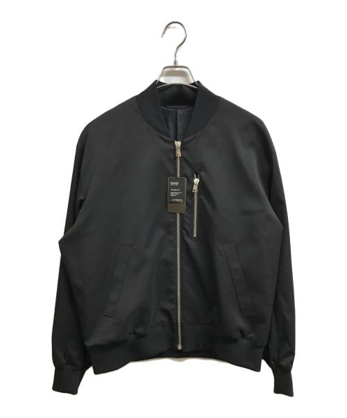 COMME CA ISM（コムサイズム）COMME CA ISM (コムサイズム) ウォッシャブルジップブルゾン ブラック サイズ:M 未使用品の古着・服飾アイテム