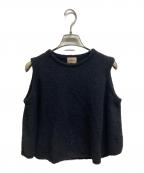 THE SHISHIKUIシシクイ）の古着「ニットベスト」｜ブラック