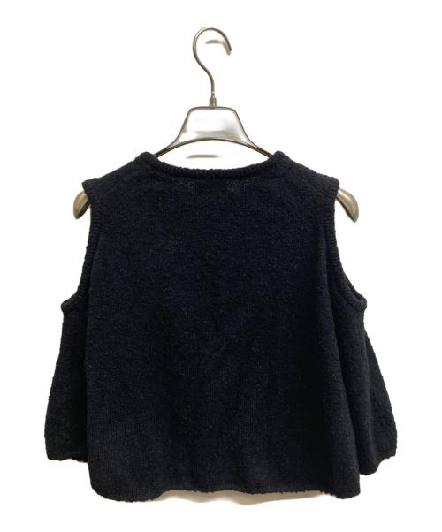 THE SHISHIKUI（シシクイ）THE SHISHIKUI (シシクイ) ニットベスト ブラック サイズ:FREEの古着・服飾アイテム