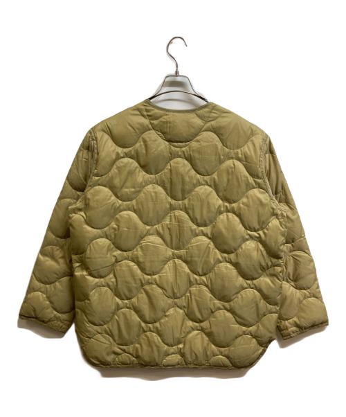 TODAYFUL（トゥデイフル）TODAYFUL (トゥデイフル) Collarless Quilting Jacket カーキ サイズ:38の古着・服飾アイテム