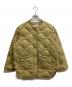 TODAYFUL（トゥデイフル）の古着「Collarless Quilting Jacket」｜カーキ