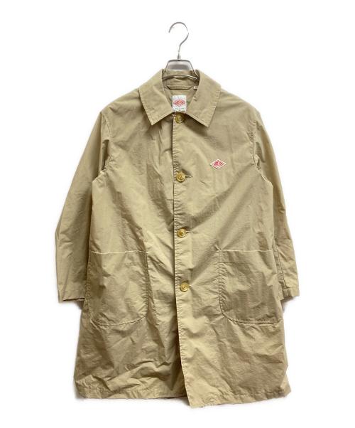 DANTON（ダントン）DANTON (ダントン) ナイロンタフタフロントボタンコート ベージュ サイズ:36の古着・服飾アイテム