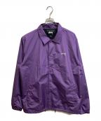stussyステューシー）の古着「CRUIZE COACH JACKET」｜パープル