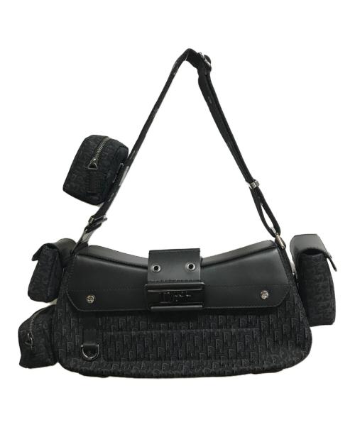 Christian Dior（クリスチャン ディオール）Christian Dior (クリスチャン ディオール) Street Chic Trotter Columbus Shoulder Bag ブラックの古着・服飾アイテム