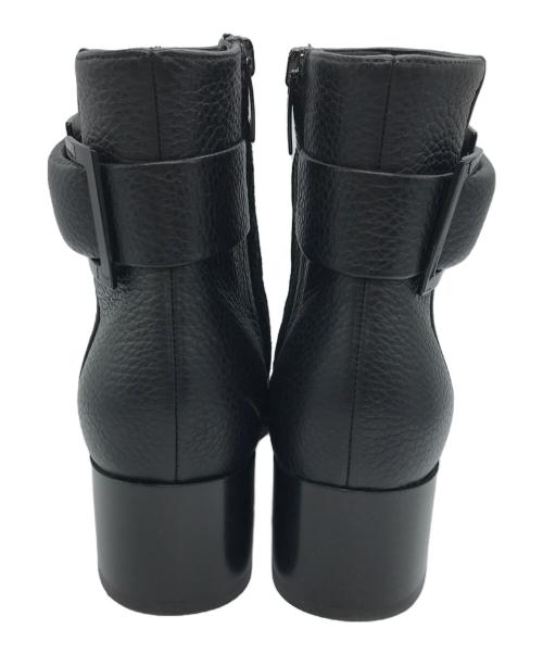 sergio rossi（セルジオロッシ）sergio rossi (セルジオロッシ) サイドジップブーツ ブラック サイズ:34 1/2の古着・服飾アイテム