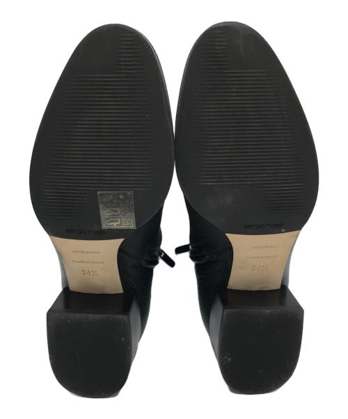 sergio rossi（セルジオロッシ）sergio rossi (セルジオロッシ) サイドジップブーツ ブラック サイズ:34 1/2の古着・服飾アイテム