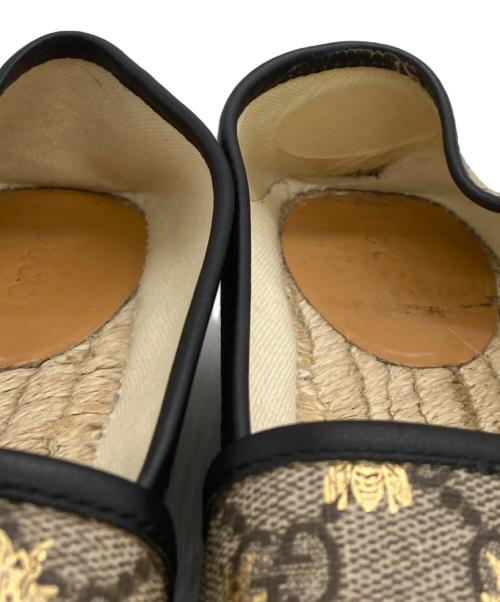 GUCCI（グッチ）GUCCI (グッチ) GGスプリームエスパドリーユ ベージュ サイズ:35の古着・服飾アイテム