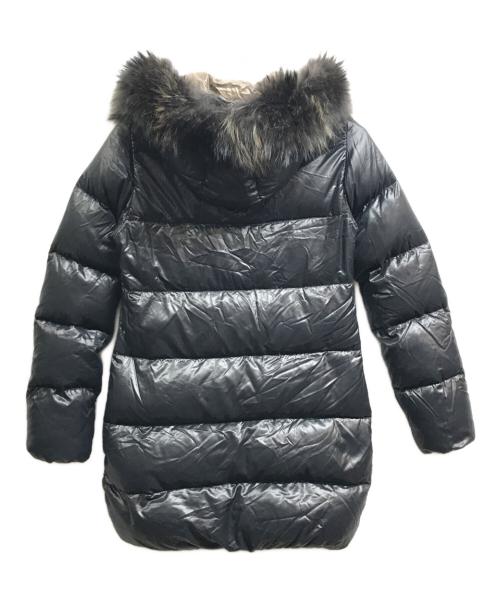 DUVETICA（デュベティカ）DUVETICA (デュベティカ) ファー付ダウンコート ネイビー サイズ:40の古着・服飾アイテム