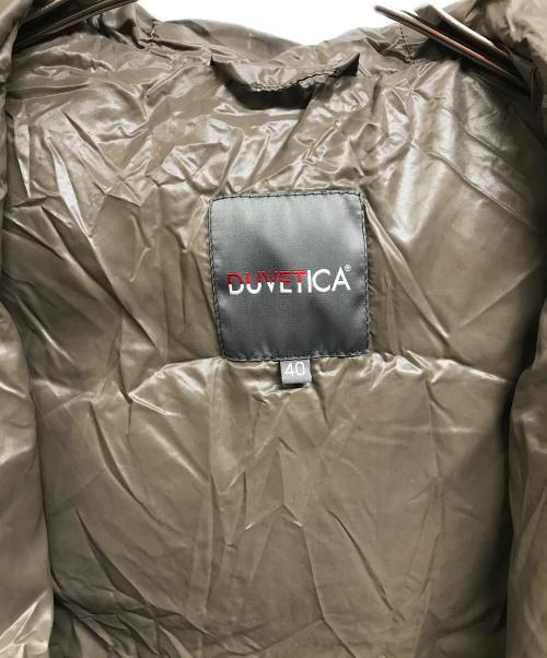 DUVETICA（デュベティカ）DUVETICA (デュベティカ) ファー付ダウンコート ネイビー サイズ:40の古着・服飾アイテム