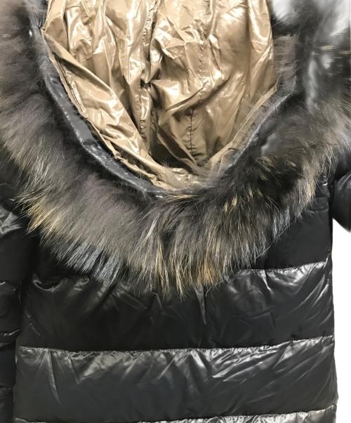 DUVETICA（デュベティカ）DUVETICA (デュベティカ) ファー付ダウンコート ネイビー サイズ:40の古着・服飾アイテム
