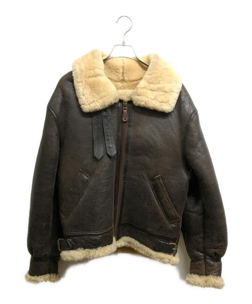AVIREX（アヴィレックス）AVIREX (アヴィレックス) B-3ムートンフライトジャケット ブラウン サイズ:40の古着・服飾アイテム