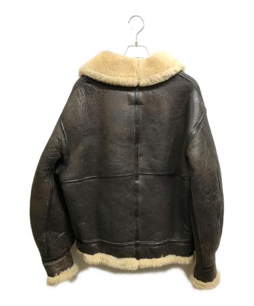 AVIREX（アヴィレックス）AVIREX (アヴィレックス) B-3ムートンフライトジャケット ブラウン サイズ:40の古着・服飾アイテム