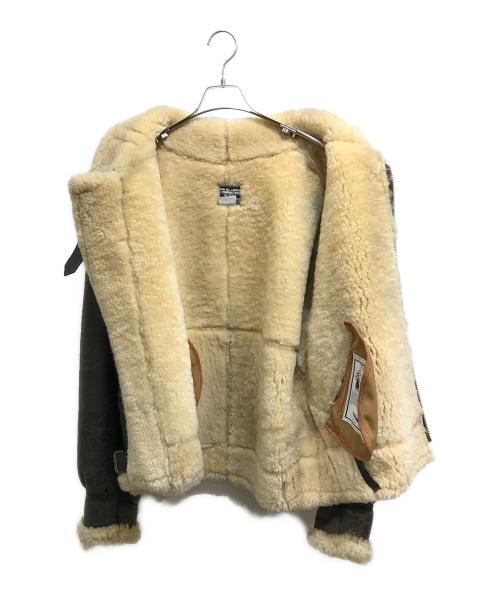 AVIREX（アヴィレックス）AVIREX (アヴィレックス) B-3ムートンフライトジャケット ブラウン サイズ:40の古着・服飾アイテム