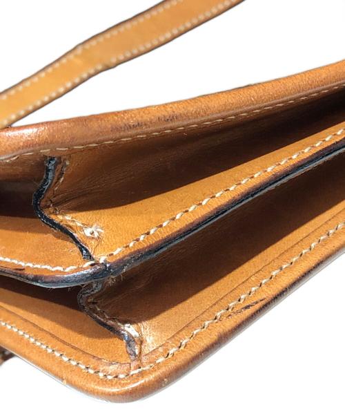 CELINE（セリーヌ）CELINE (セリーヌ) マカダム柄ショルダーバッグ ブラウンの古着・服飾アイテム