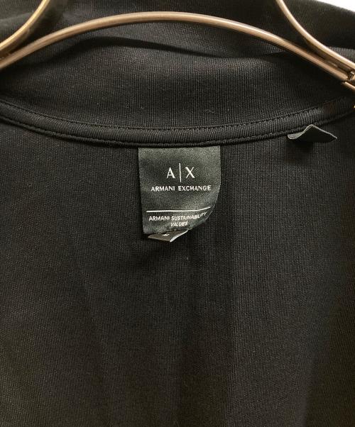ARMANI EXCHANGE（アルマーニ エクスチェンジ）ARMANI EXCHANGE (アルマーニ エクスチェンジ) フルジップスウェットシャツ ブラック サイズ:Mの古着・服飾アイテム