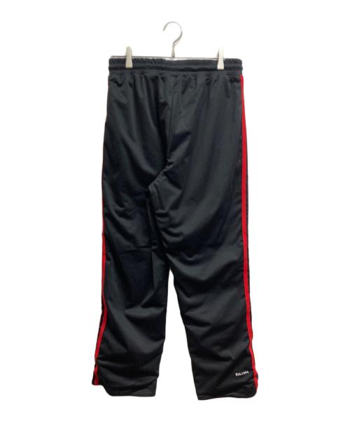 adidas Originals（アディダスオリジナル）adidas originals (アディダスオリジナル) korn (コーン) リバーシブルTRACK PANT パープル×ブラック サイズ:Sの古着・服飾アイテム