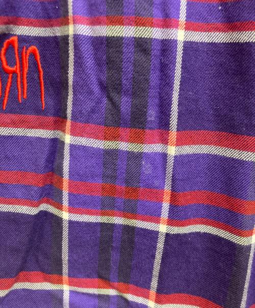 adidas Originals（アディダスオリジナル）adidas originals (アディダスオリジナル) korn (コーン) リバーシブルTRACK PANT パープル×ブラック サイズ:Sの古着・服飾アイテム