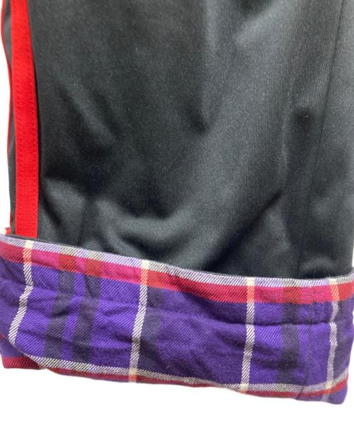 adidas Originals（アディダスオリジナル）adidas originals (アディダスオリジナル) korn (コーン) リバーシブルTRACK PANT パープル×ブラック サイズ:Sの古着・服飾アイテム