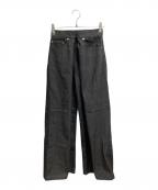 JOHN LAWRENCE SULLIVANジョン ローレンス サリバン）の古着「rigid denim wide pants」｜グレー