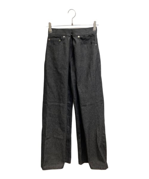 JOHN LAWRENCE SULLIVAN（ジョン ローレンス サリバン）JOHN LAWRENCE SULLIVAN (ジョン ローレンス サリバン) rigid denim wide pants グレー サイズ:Sの古着・服飾アイテム