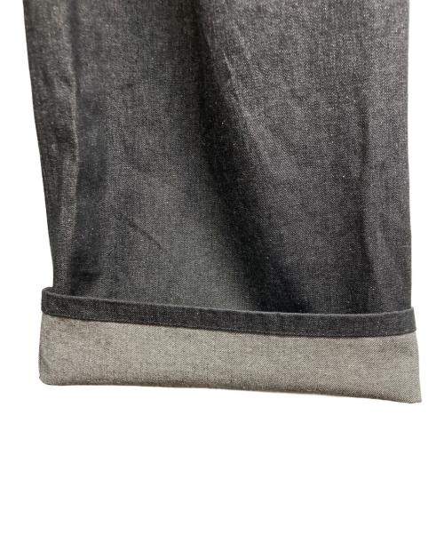 JOHN LAWRENCE SULLIVAN（ジョン ローレンス サリバン）JOHN LAWRENCE SULLIVAN (ジョン ローレンス サリバン) rigid denim wide pants グレー サイズ:Sの古着・服飾アイテム