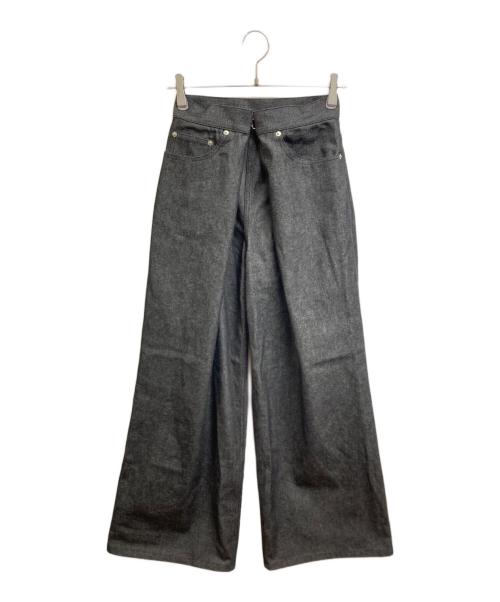 JOHN LAWRENCE SULLIVAN（ジョン ローレンス サリバン）JOHN LAWRENCE SULLIVAN (ジョン ローレンス サリバン) rigid denim wide pants グレー サイズ:Sの古着・服飾アイテム