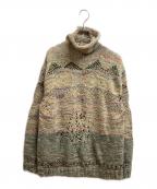 Acne studiosアクネ ストゥディオス）の古着「Roll-Up Deconstructed Wool Jumper」｜グリーン