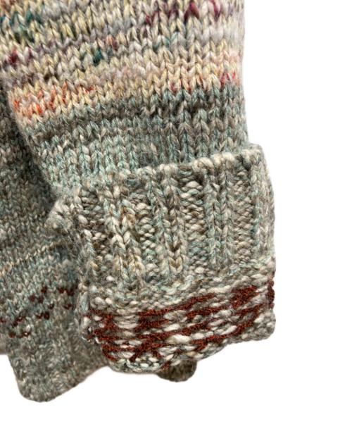 Acne studios（アクネ ストゥディオス）Acne studios (アクネ ストゥディオス) Roll-Up Deconstructed Wool Jumper グリーン サイズ:Mの古着・服飾アイテム