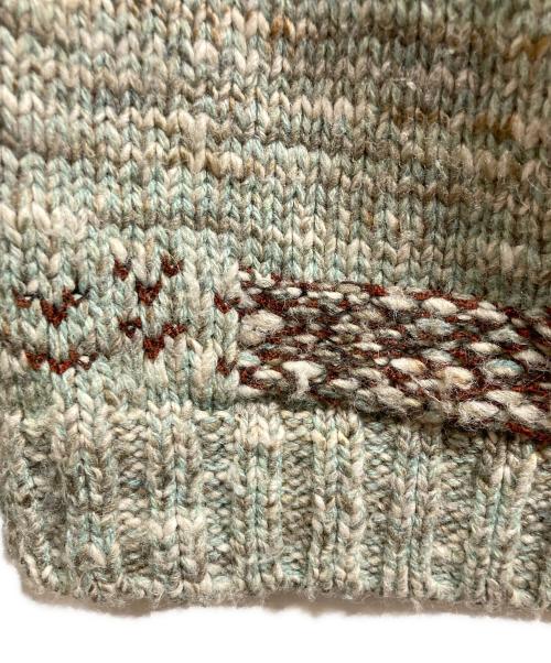 Acne studios（アクネ ストゥディオス）Acne studios (アクネ ストゥディオス) Roll-Up Deconstructed Wool Jumper グリーン サイズ:Mの古着・服飾アイテム