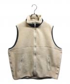 Graphpaperグラフペーパー）の古着「フリースベスト」｜アイボリー