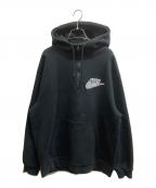 SUPREME×NIKEシュプリーム×ナイキ）の古着「Half Zip Hooded Sweatshirt」｜ブラック